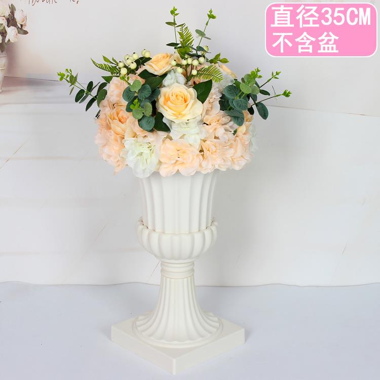 新款直销婚庆仿真花路引花婚礼堂成品花球T台装饰花幸福果盆花酒