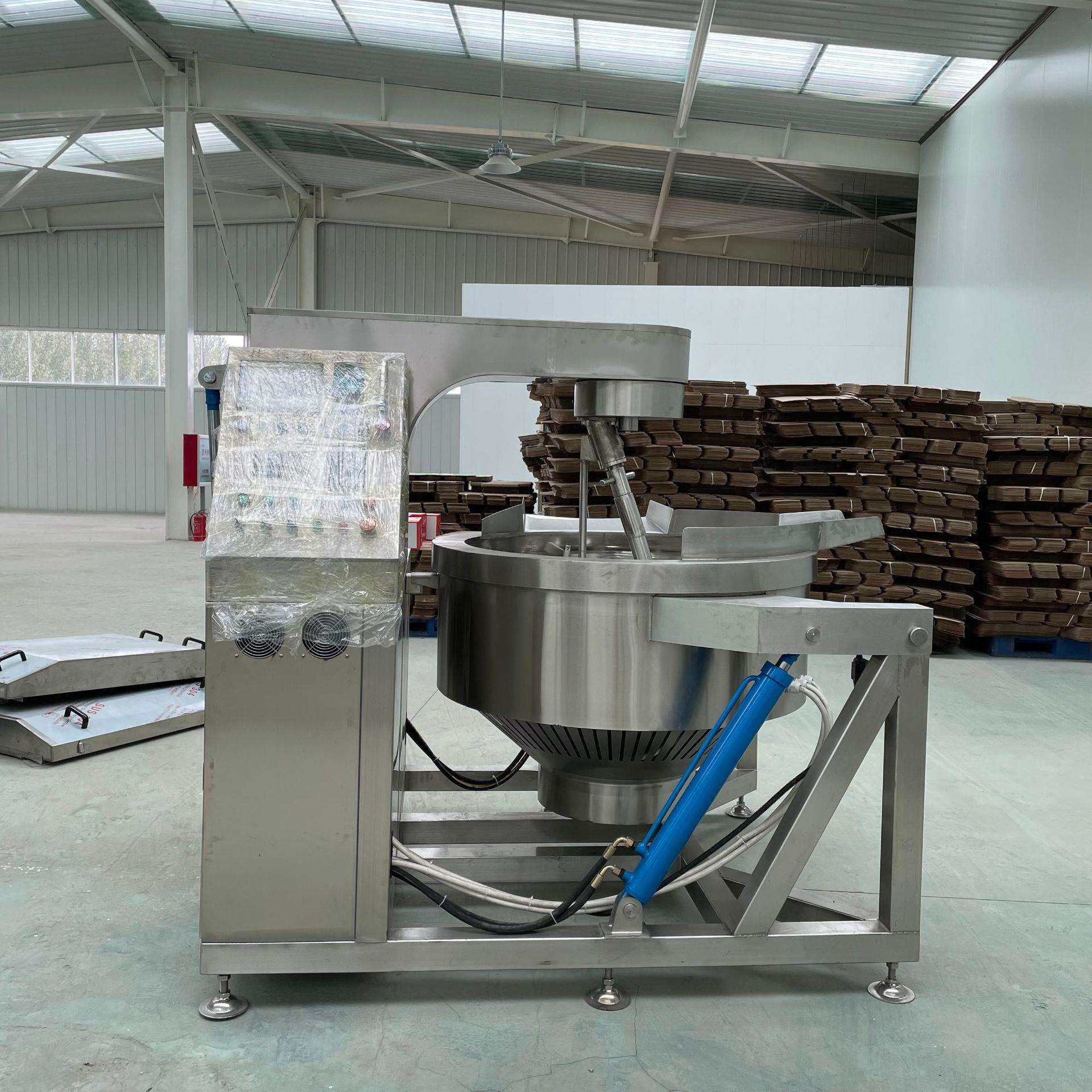 不锈钢厨房菜机果酱糖料行星搅炒锅月炒拌豆沙馅料炒饼SRY制设备