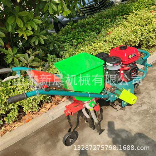 NIP170型农用汽油施肥机大 玉米豆小麦种播种机行双播机