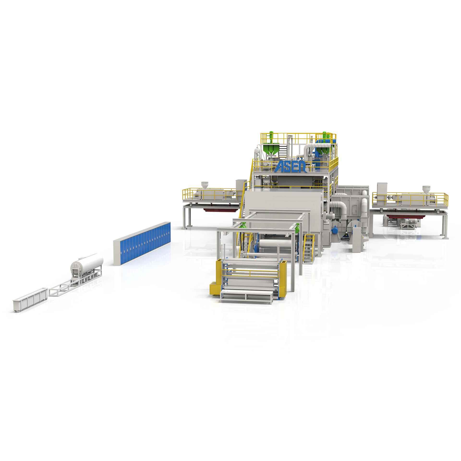 SMMSS纺熔无纺布机器SSMMS纺熔无纺布设备1.6/2.4/3.2/4.2米