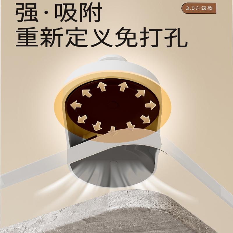 吸盘弧形折0016叠免浴帘浴室打孔帘防水防霉卫生间澡淋洗浴高档隔