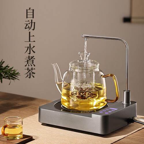 诺洁仕全自动上水电热水壶泡茶专用茶台烧水壶智能玻璃壶泡茶炉家