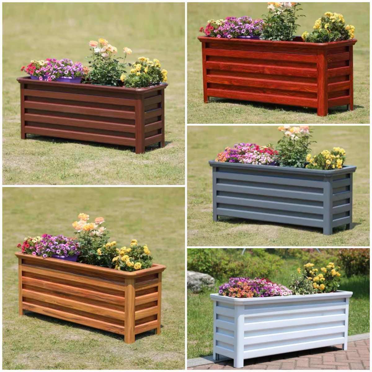 户外铝合金花箱带滑轮室外阳台长方形大花盆庭院种植箱绿植大花槽,鲜花速递/花卉仿真/绿植园艺,花盆,淘宝优惠券,粉丝福利购,淘宝优惠卷