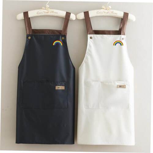 women chef kitchen apron dress cooking waterproof 围裙