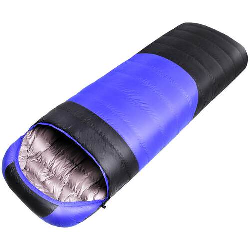 羽绒睡袋200g白鸭绒加厚保暖户外睡袋冬季登山野营睡袋