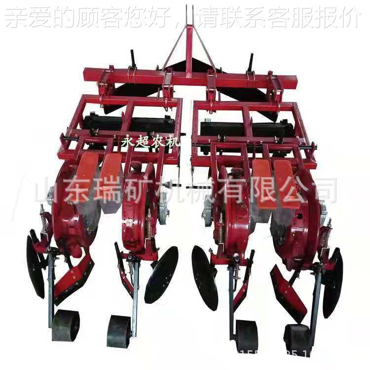 菜播种覆膜机 地膜覆盖 机45255米谷子蔬玉膜上打眼播种机