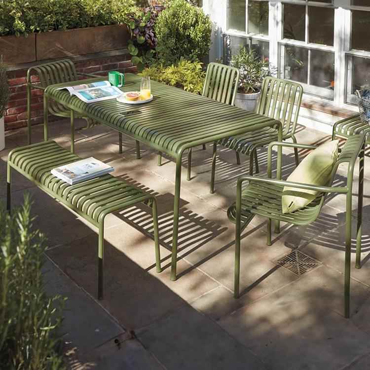 户外休闲桌椅庭院简约阳台小桌椅外摆铁艺室外桌椅三五套装组合