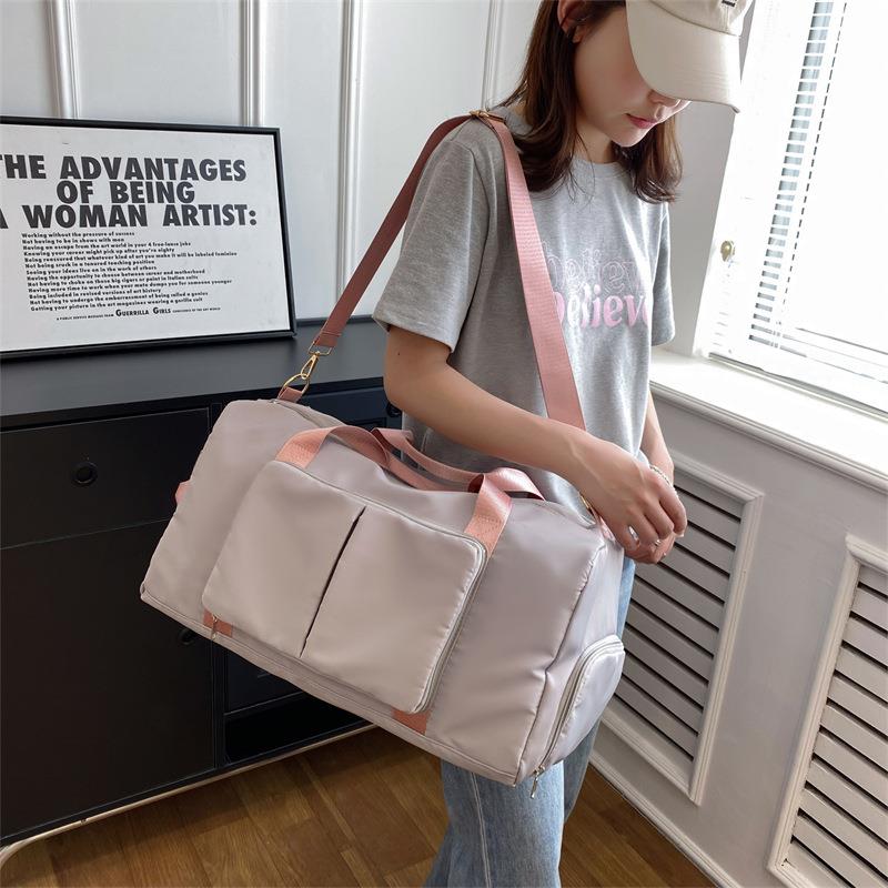 折叠健身包短途大容量干湿分离手提训练包韩版出差运动旅行包