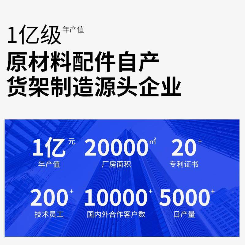 仓库双层阁楼二层搭建钢结构重型货架库房五金仓储阁楼平台货架