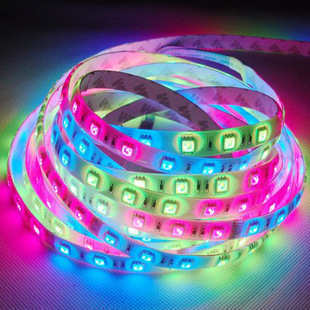 广告KTV包厢 高亮LED软灯条 彩色5050RGB跑马灯走马流水暗槽灯带