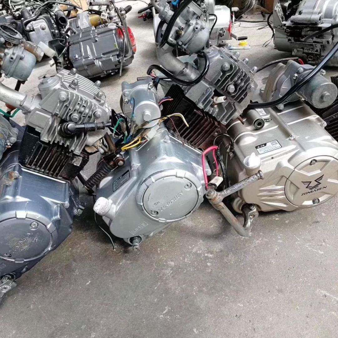 卧式引擎手动 自动离合三轮机车弯梁助力110 130 引擎二手