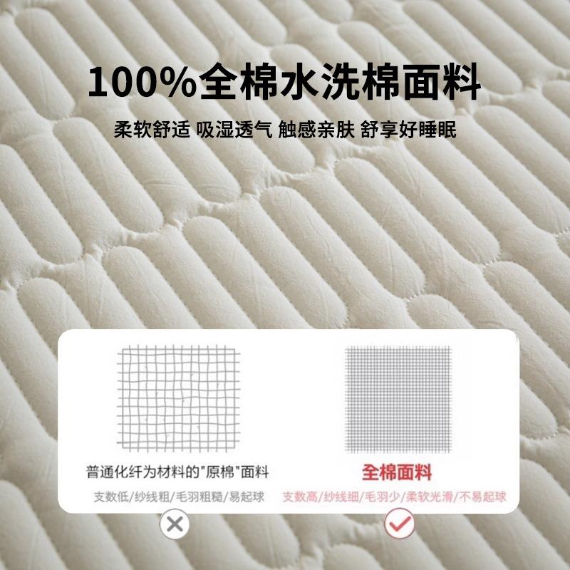 纯棉床笠单件加厚夹棉席梦思床垫保护罩全棉床罩2024新款四季通用