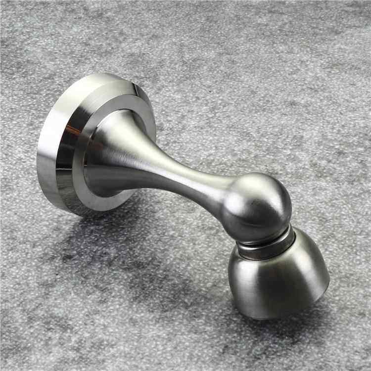 高档304不锈钢强磁门吸墙吸门碰地吸两用加厚款门吸加长一体成型