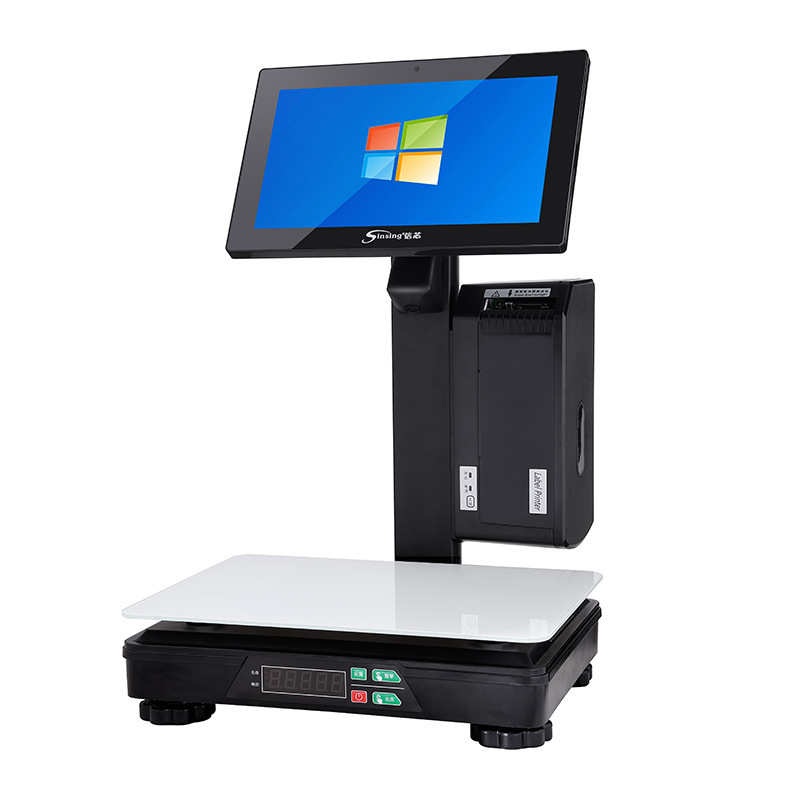 AI条码标签打印机农副产品批发市场溯源秤智能电子秤食堂留样秤