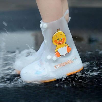 Rainy Day Rain Boots Waterproof Kid Rubber Shoes Cartoon Cut