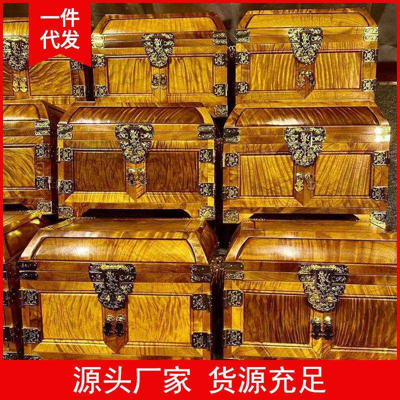金丝楠木满水波嫦娥奔月 小叶桢楠首饰盒其他装饰摆件万
