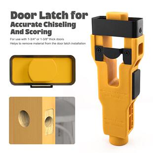 门闩榫槽工具安装套件帮助移除材料安装  Door Latch Mortise Too