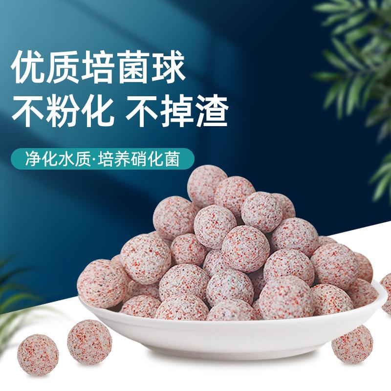鱼缸中空石英球过滤材料细菌屋硝化培菌球过滤桶生化石水族箱滤材