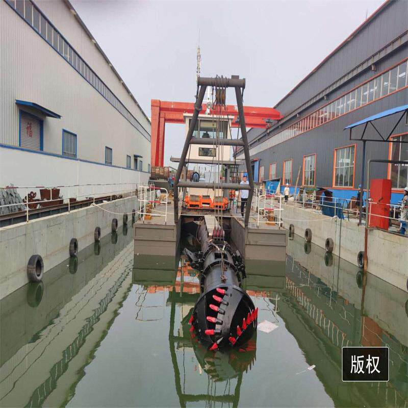 山东制造拼装式河抽KD-6浚沙泵大型绞吸清式挖泥船疏水道底淤船舶
