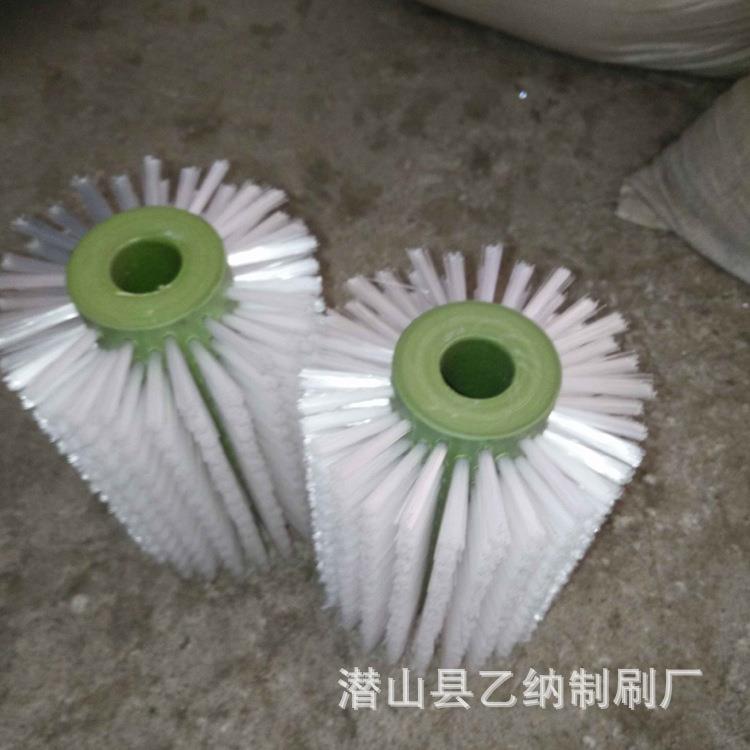 直销工业机械尼龙丝毛刷 高耐磨清洁除尘圆形毛刷滚轮