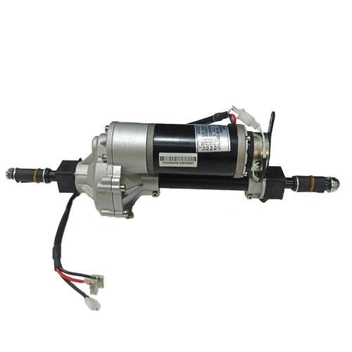 电动车后桥 电动步车行走系统叉车农机配件 有刷微型电机24V300