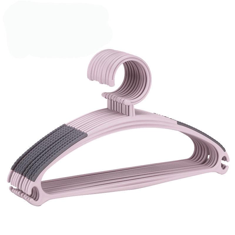 20个装无痕衣架塑料成人衣挂防滑晾衣架家用衣撑衣服架子挂衣泓纳