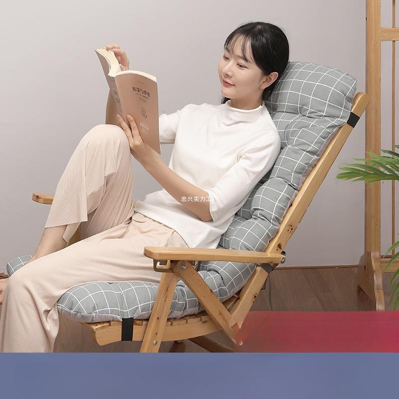 躺椅垫摇椅坐垫靠垫一体沙发垫子椅子垫厚椅垫靠椅通用软靠背