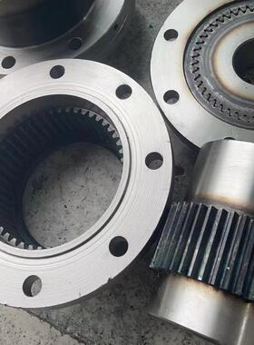 现货GIL鼓I柱形齿联C轴器齿轮206轧钢设备弹性销齿联841轴器