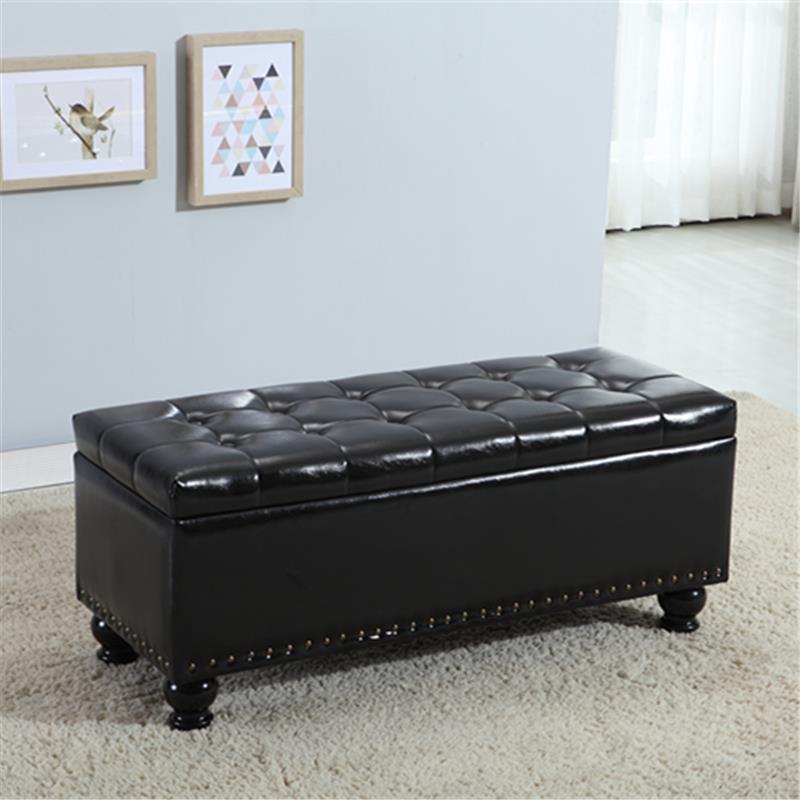 高档欧式床尾发条凳凳长凳可坐换沙鞋凳鞋柜储物试衣间子实木收纳