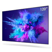 投影仪幕布高清100寸16 9窄边壁挂抗光金属画框影院4K投影幕