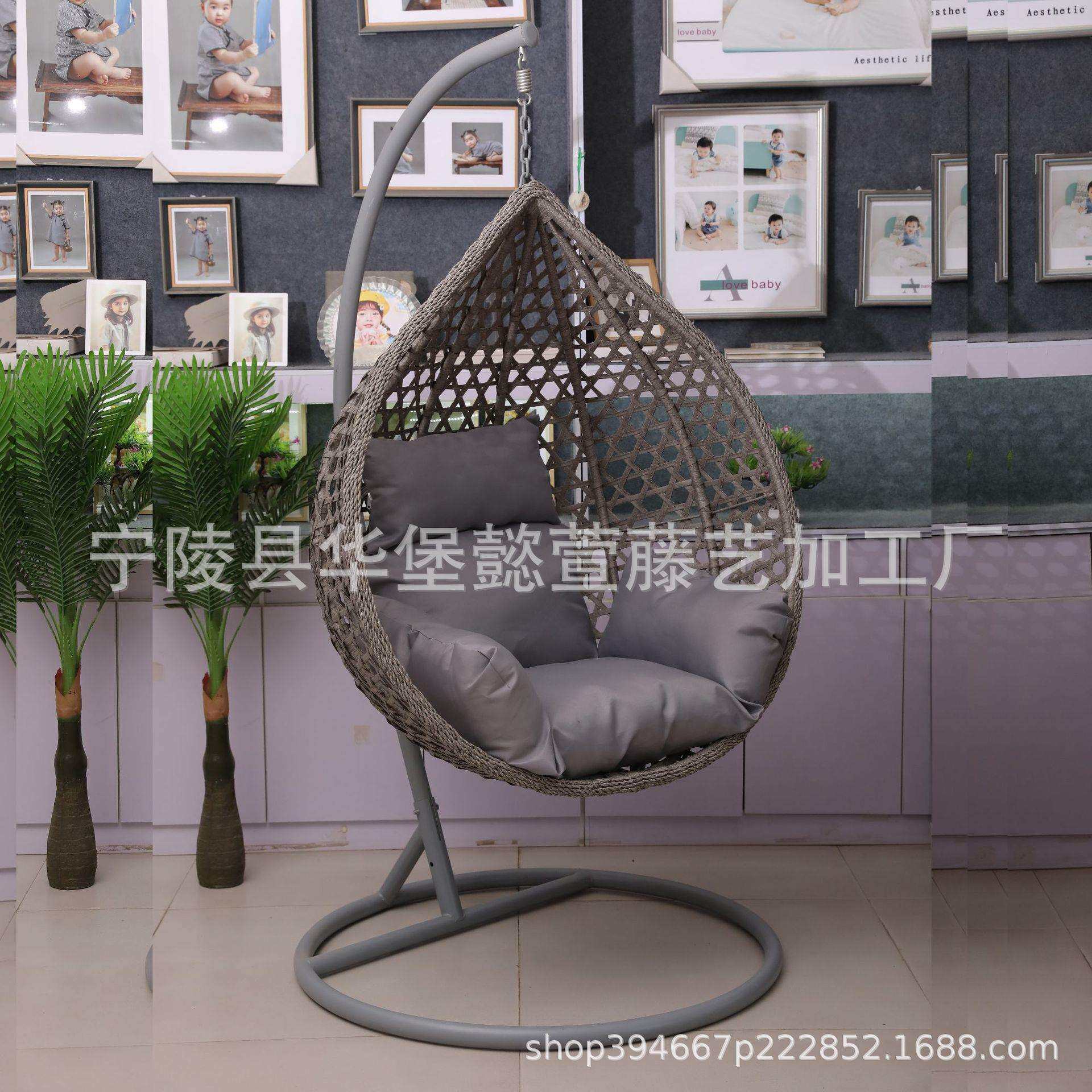 吊篮吊椅藤椅单人阳台秋千户外秋千椅鸟巢摇篮椅室内吊篮椅