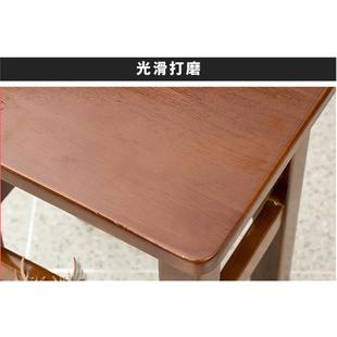 纯实木凳子餐饮学m校工凳厂车间用凳172子4c5高实木方胡桃色凳子