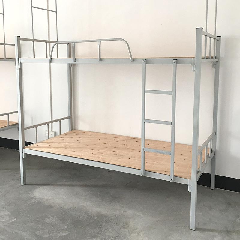 双层床校用寝室带护栏钢制床铁艺床加厚上下铺铁床高低床员工宿舍