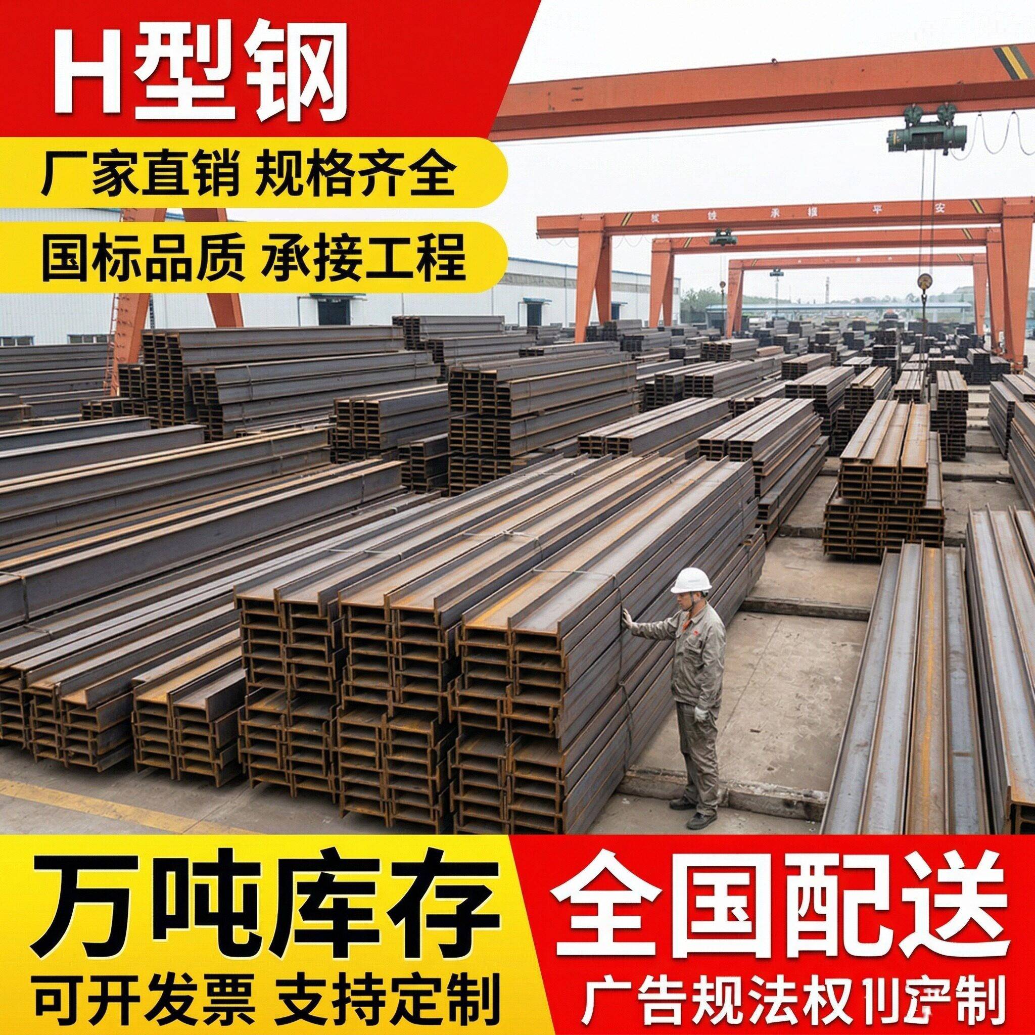 H钢型材h型钢h型钢材工字钢型材镀锌工字钢型钢导轨悬挑架钢结构