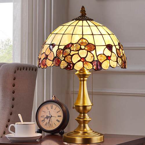 欧式奢华全铜台灯客厅卧室床头灯现代简约美式复古温馨创意书房