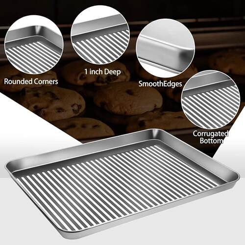 Stainless Steel Baking Sheet Rack Cookie Sheet Cooling Rack