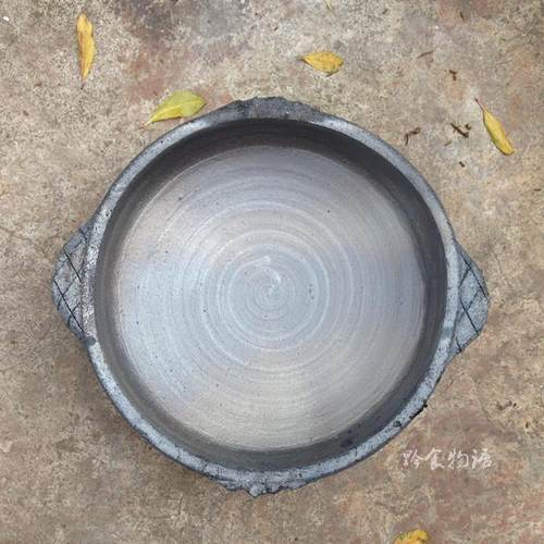 正品火州安顺平底砂锅纯手土砂锅粗砂圆底砂工锅沙锅锅鸳鸯砂锅贵