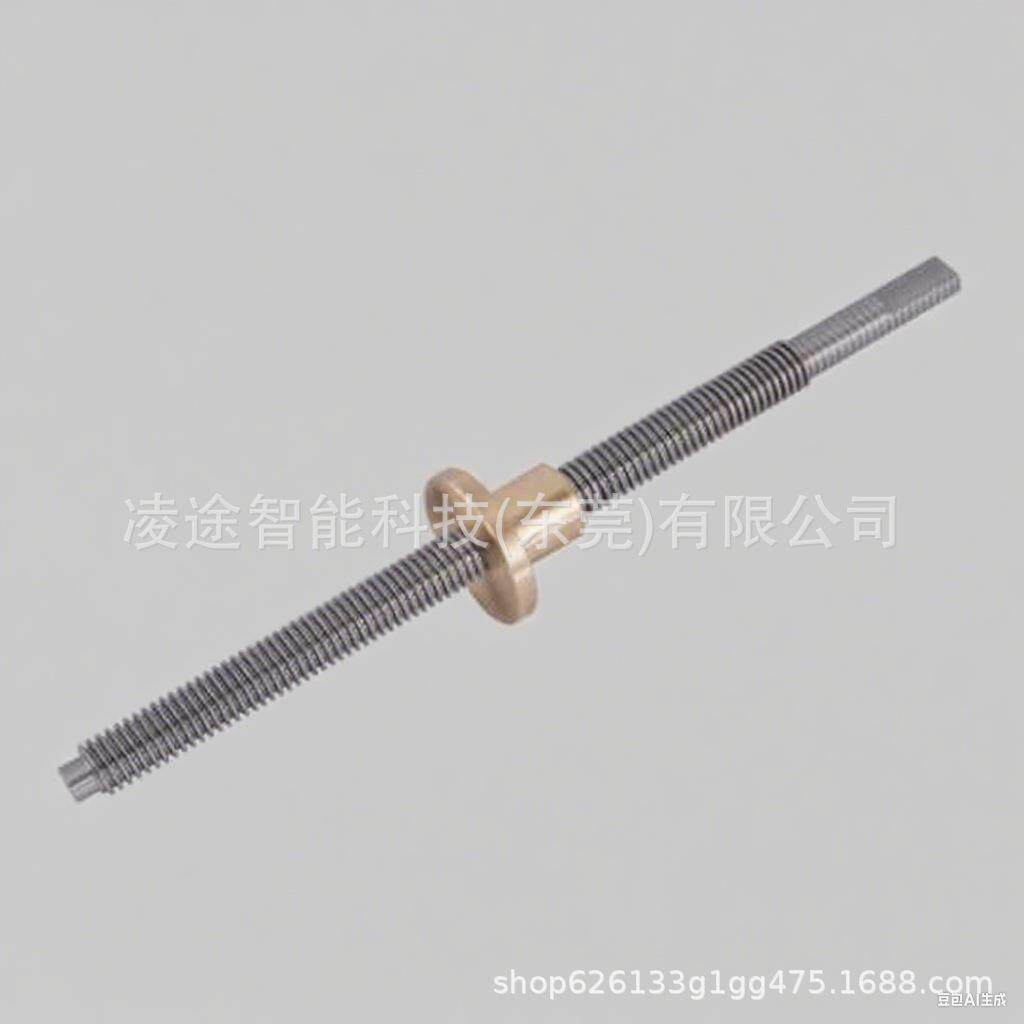 梯形丝加工t型螺杆铜母非标AVB定丝杠正反装牙米杆思米螺套厂家
