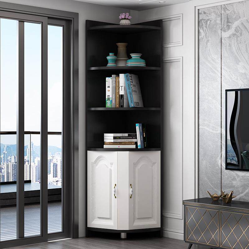 转角柜墙角柜子现代简约拐角边角三角形收纳柜客厅卧室角落置物架