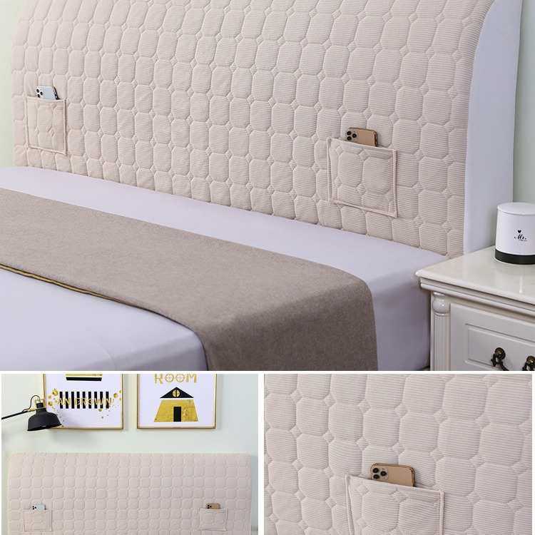 床头罩套加厚新款全包床头罩床头套软包木床通用床靠背罩,居家布艺,一次性防尘罩,淘宝优惠券,粉丝福利购,淘宝优惠卷