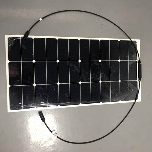 优惠销售sunpower半柔性太阳能板65w柔性太阳能板12v蓄电池可充电