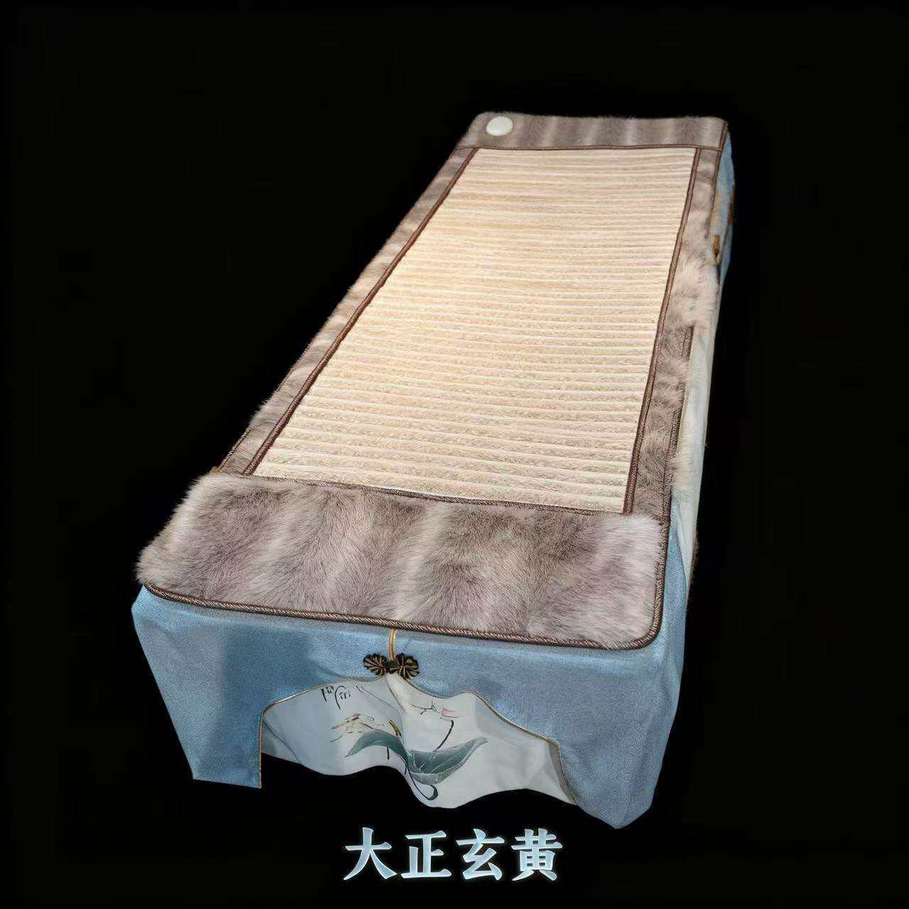 大正玄黄泗水砭石床垫0.7砭石碎石颗粒单人加热床垫