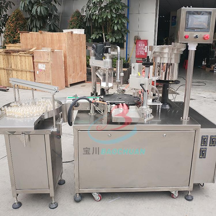 西林瓶灌装上塞轧盖机生产线 西林瓶封口机扎盖机 西淋瓶压盖机