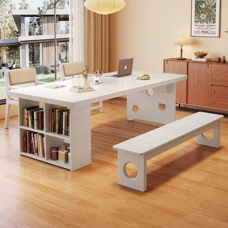 实木大板书桌书柜客厅餐桌家用电脑桌多人阅读桌写字学习桌办公桌,住宅家具,书桌,淘宝优惠券,粉丝福利购,淘宝优惠卷