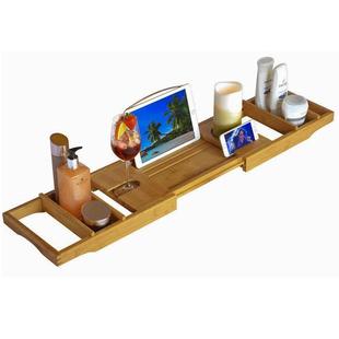 卫浴缸架多功能缸生间泡置359物架浴室澡红酒架伸缩支架浴浴缸置