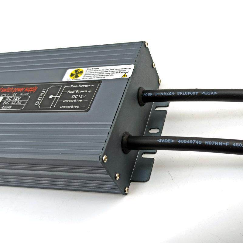 厂家大功率12V400W防水电源工厂400WLED水下灯电源地埋灯电源