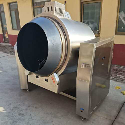 滚筒炒菜机中央厨房旋转炒锅大型芝麻花生预制菜铁板烧商用级
