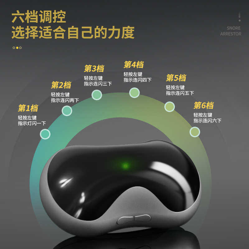 新款家用止鼾器防打鼾呼噜迷你智能喉部止鼾贴成人家用便携睡眠贴