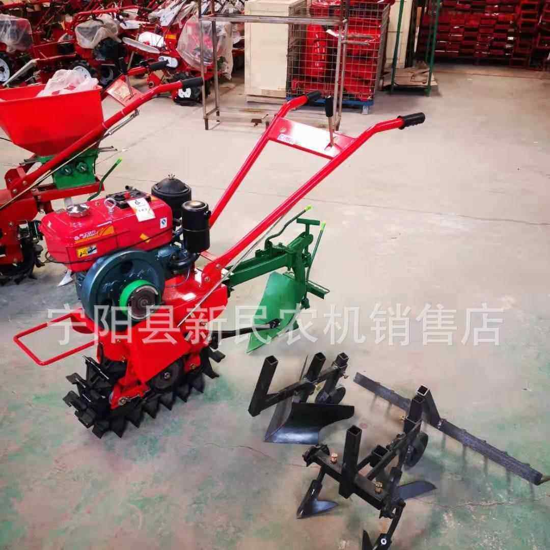 170汽油链轨耘耕机173/180柴油机履带式微耕机带翻转犁耘锄