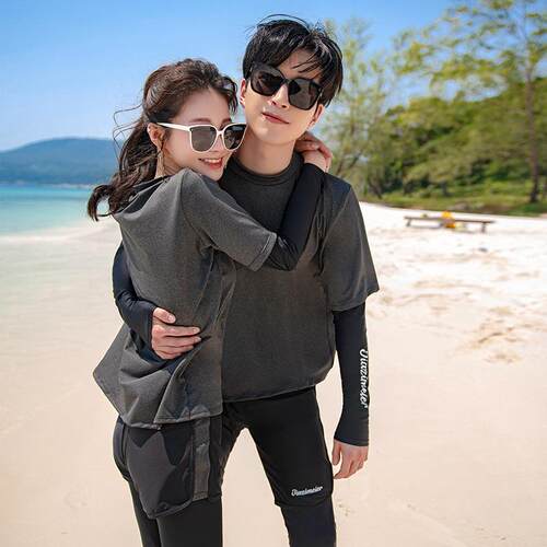 Surfing diving suit, women's long sleeved sunscreen suit,